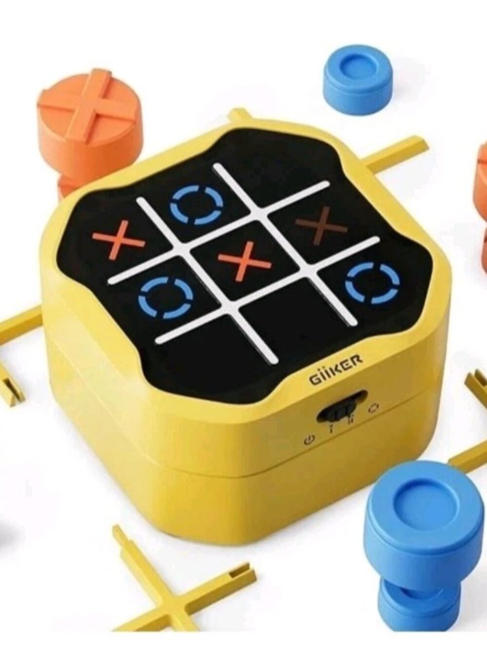 GiiKER/ Tic Tac Toe /Bolt Game, 3-in-1 Handheld Puzzle Game Console